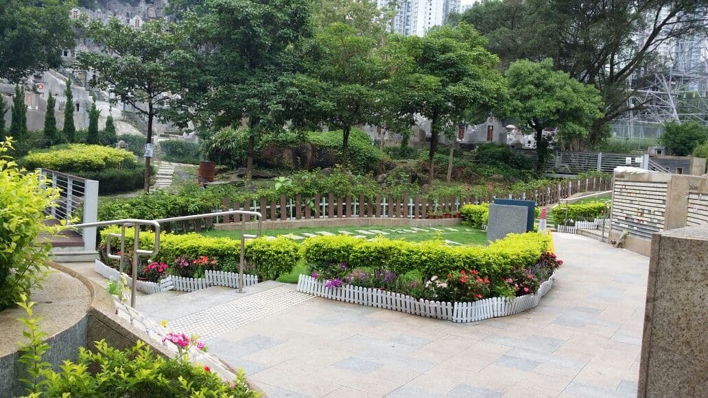 鑽石山撒灰場景觀